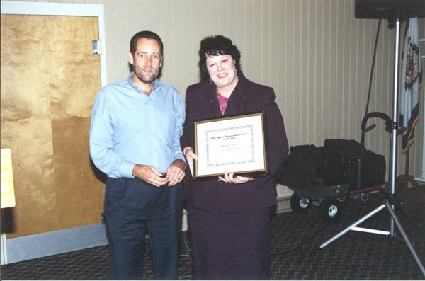 Beverly Carte of DNR, 2001 Agency Procurement Officer of the Year
