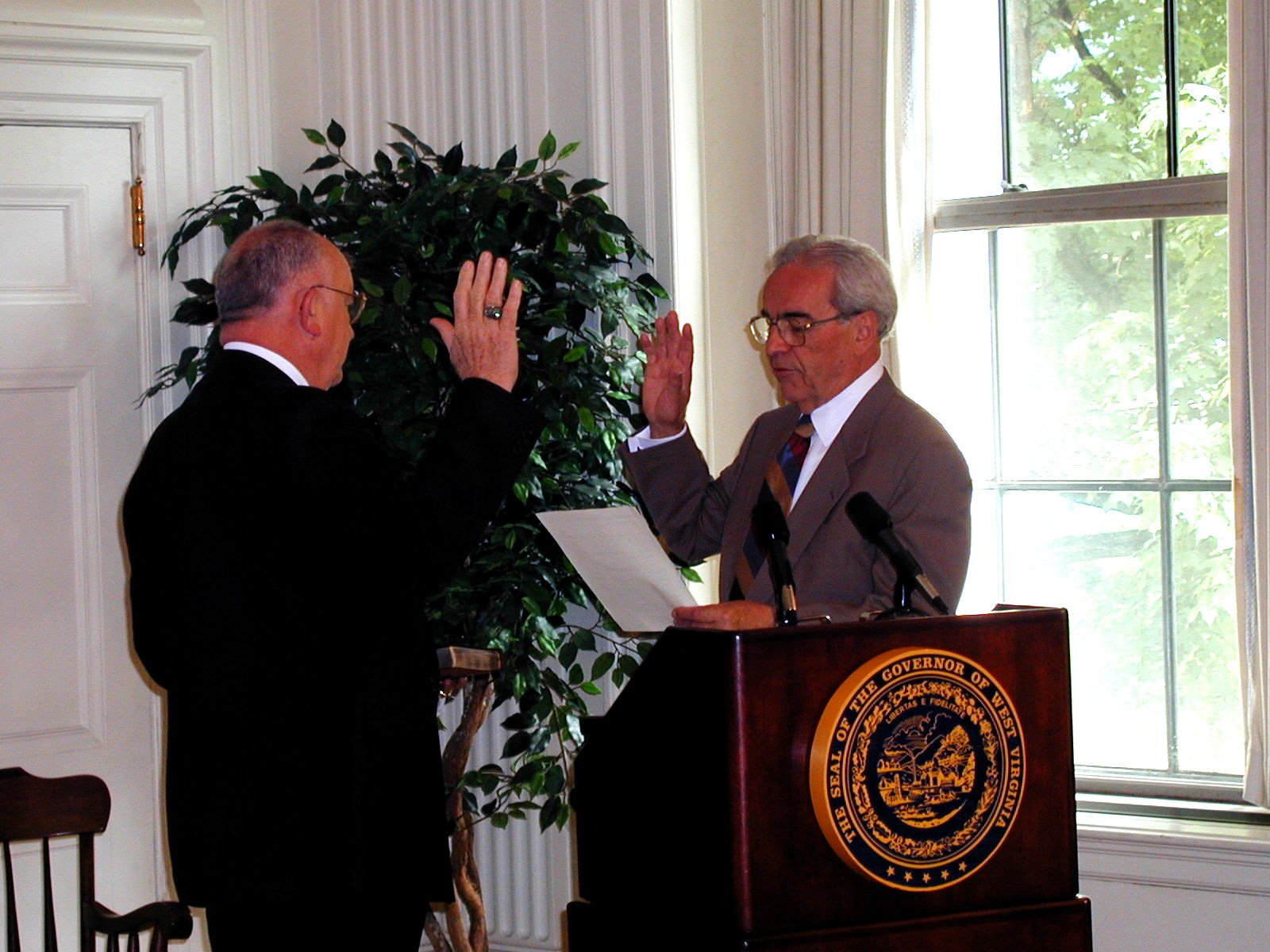 Buckalew's Swearing-In Ceremony