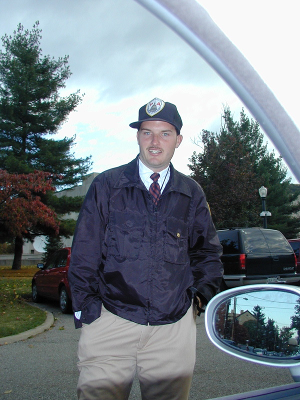 Chris Cline and the other parking attendants monitor the assigned and visitor parking areas throughout the day.