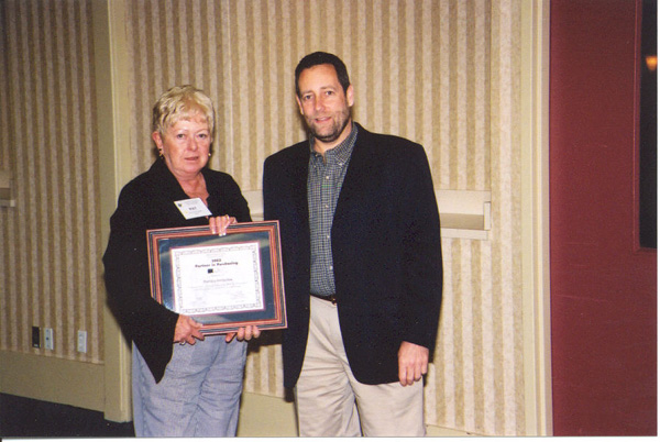 ABCA's Patricia Holtsclaw was recognized as our 2003 Partner in Purchasing. Unfortunately, Pat passed away unexpectantly last year.