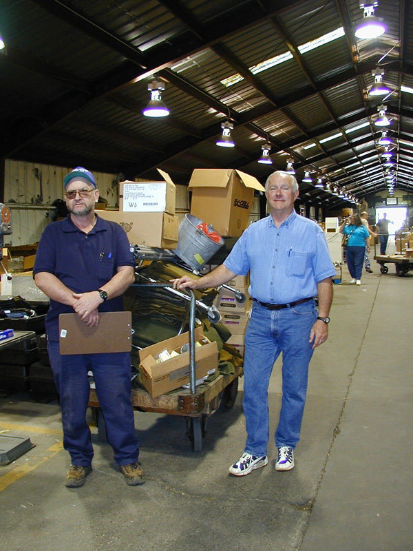 From Cedar Lakes, pictured (l-r) are Supervisor Tim Lowry and Equipment Mechanic Larry Fields.