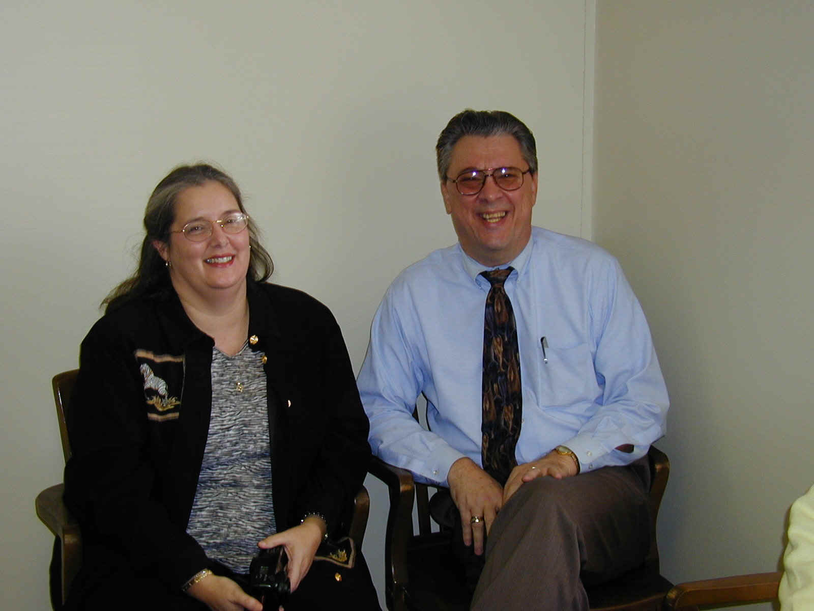 Tater Bess of BEP recently retired. He is pictured with his wife, Jo, who works for DHHR in procurement.