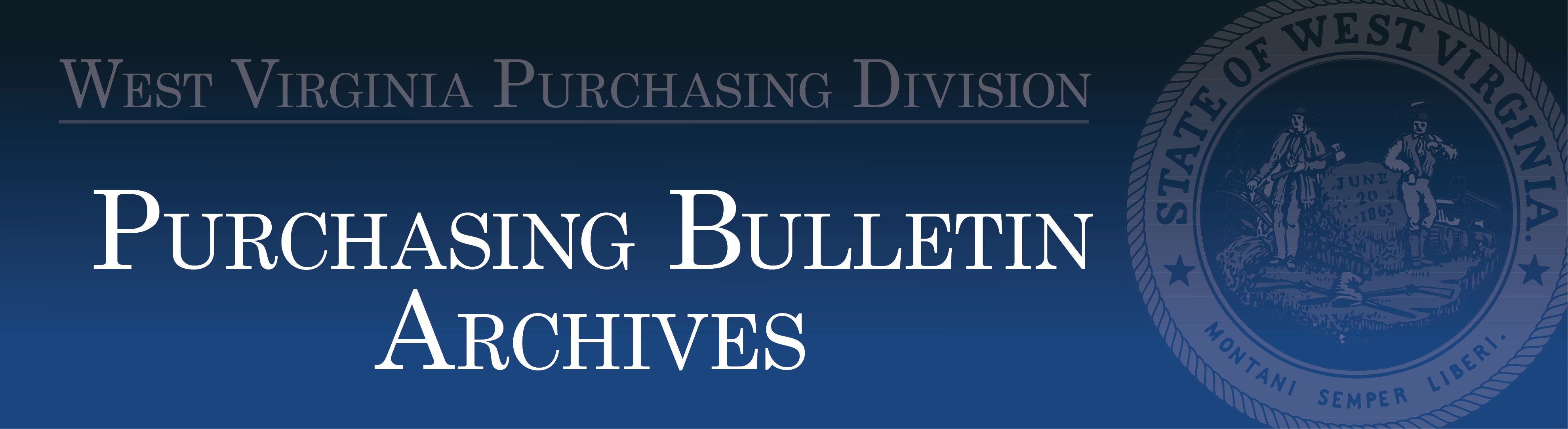 West Virginia Purchasing Bulletin